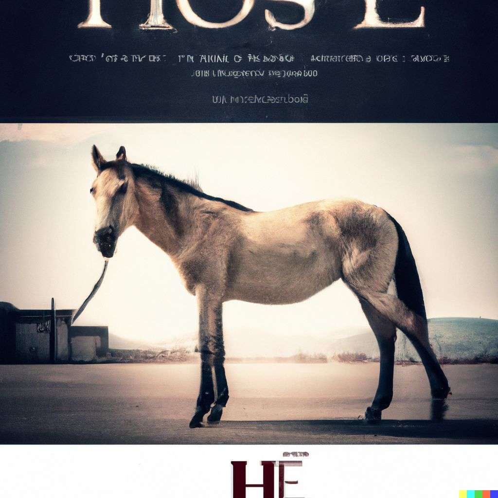a horse, movie poster